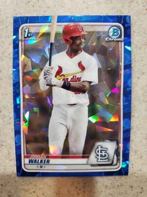 その他 2020 bowman draft sapphire jordan walker 2020 Bowman Chrome Draft Sapphire #BD-57 Jordan Walker St. Louis