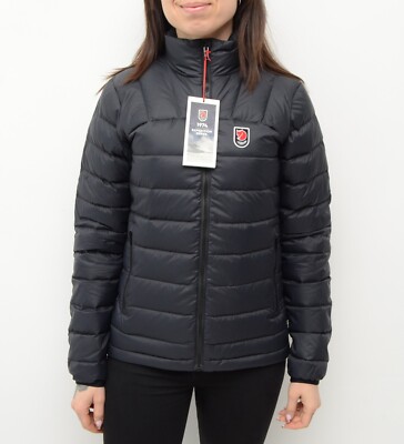 Women's Fjallraven Expedition Pack Down Puffer Jacket Black Size