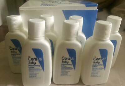 7 Cera Ve Baby moisturizing lotion Travel Size  1fl oz each Sample