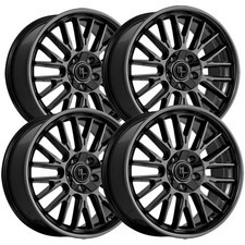 Set Of 4 Modern Luxury Ml-7 18x8 5x1125x4.5 38mm Gloss Black Wheels Rims
