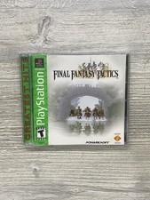 Final Fantasy Tactics PS1 PlayStation 1 - CIB w/Manual! EXCELLENT + Mint Disc!