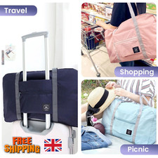 Foldable Travel Duffel Bag Lightweight Carry-On Large Capacity Weekend Bag