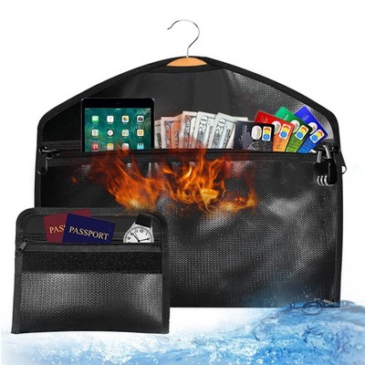Hanger Diversion Fireproof & Waterproof Safe with Lock and Small Fireproof Bag,