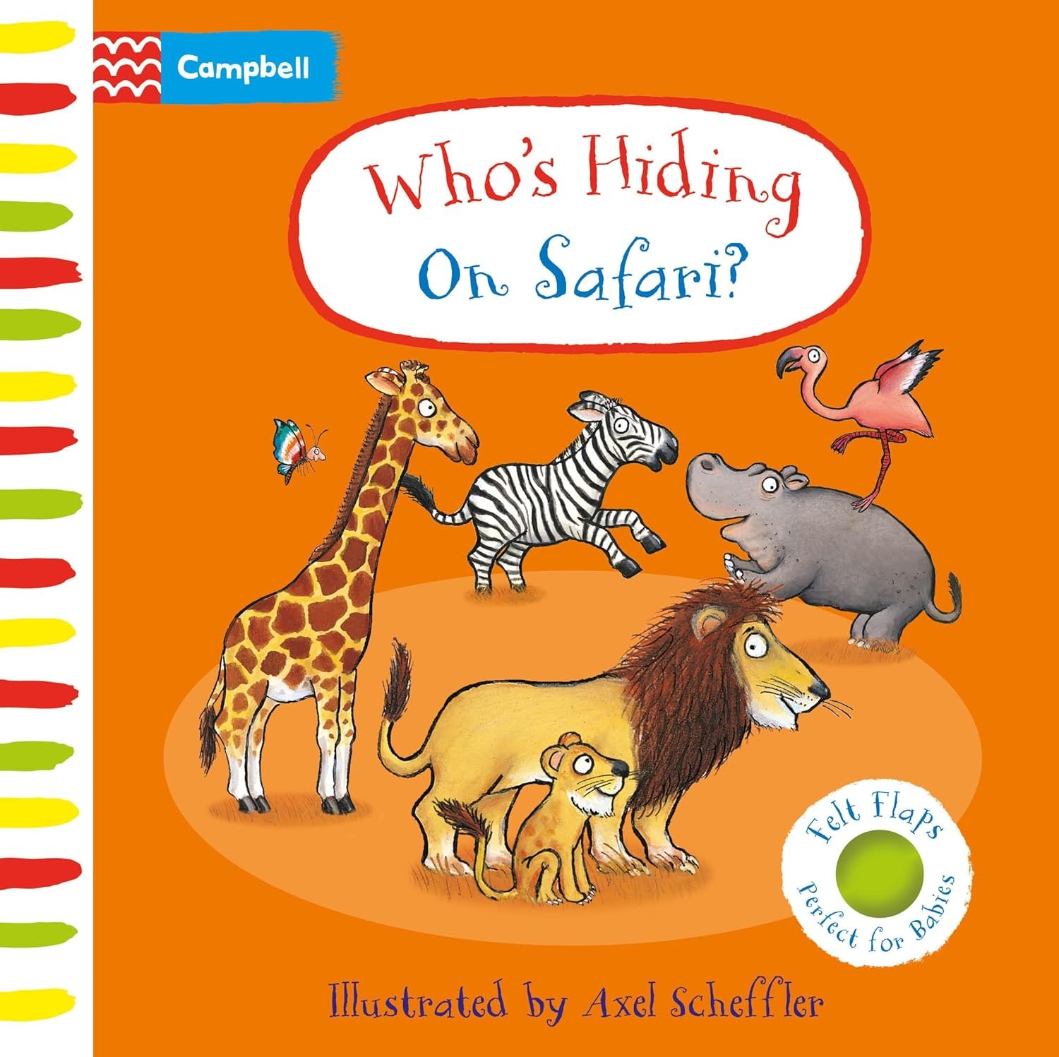 Who's Hiding On Safari?: A soft flaps book perfect for babies! (Campbell Axel S - Image 8