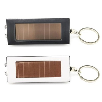 Small LED Flashlights Waterproof Plastic Texture Flashlight with Keychain Hook