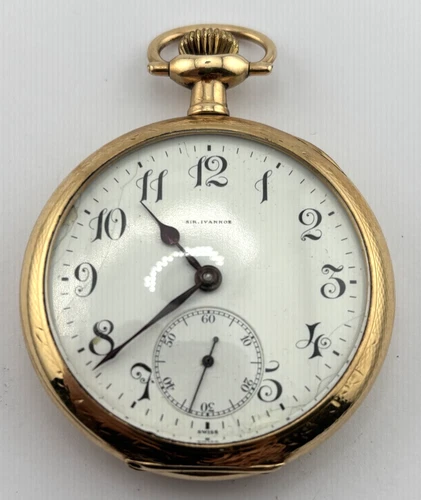 Longines Sir Ivanhoe Paul Wentz Antique Pocket Watch  17J  2663711  NON-WORKING