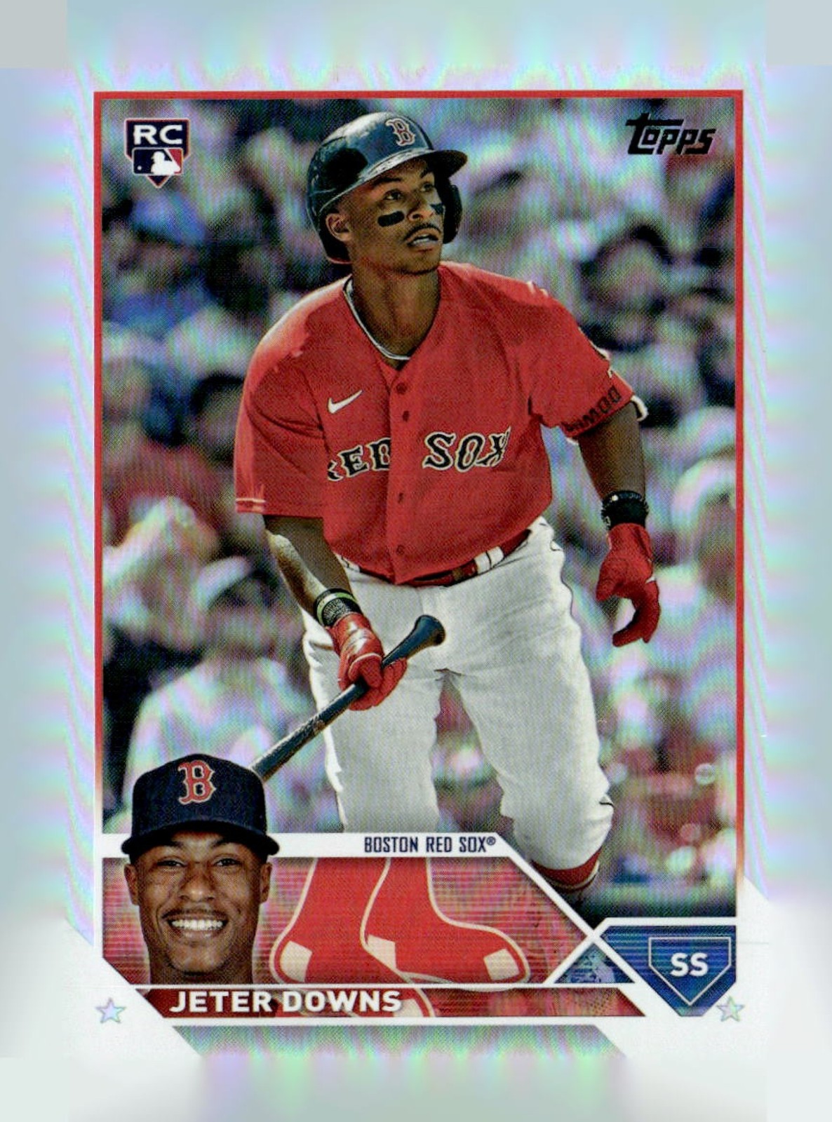 JETER DOWNS 2023 TOPPS RAINBOW FOIL RC RED SOX HY1