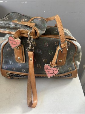 Vintage Dooney And Bourke Bowler Bag And Matching Phone Case