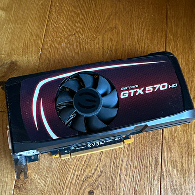 EVGA NVIDIA GeForce GTX 570 HD Grafikkarte