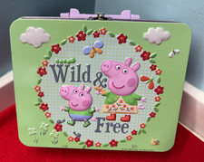 Peppa Pig Wild Free Lunchbox Tin Lunch Box