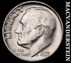 1955 Roosevelt Dime- Silver- Choice Gem Brilliant Uncirculated Luster #J5789