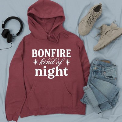 Bonfire Kind Of Night Hoodie lustig Camping Festival Outdoor Partys Geschenk