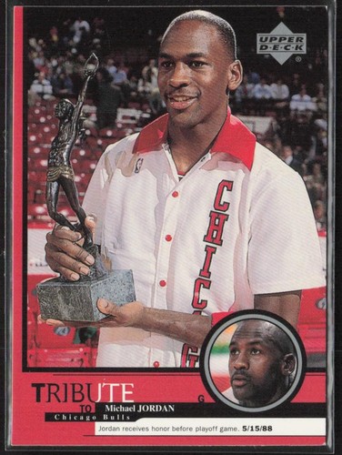 1999 Upper Deck Tribute to Michael Jordan #8 (Honor before playoff game 5/15/88)