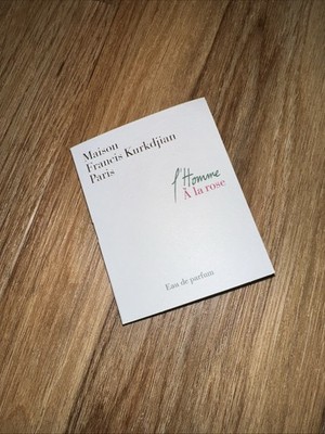 Maison Francis Kurkdjian L'Homme A la Rose Eau de Parfum Sample Spray .06oz, 2ml