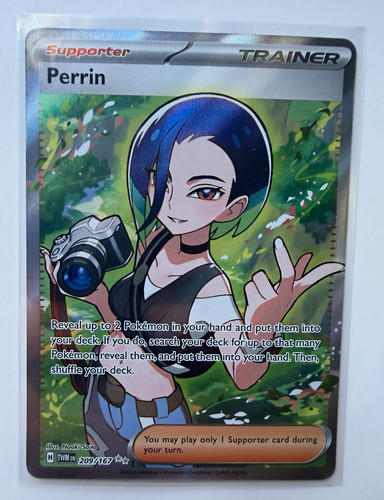 Pokemon TCG: Perrin 209/167 Sv06 Twilight Masquerade Ultra Rare Holo EN