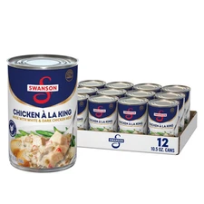 Swanson Canned Chicken a la King With White and Dark Chicken, 10.5 OZ Case of 12