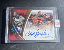 2024-25 Panini Immaculate Virtuoso Clyde Drexler #VA-CDX Gold On-Card Auto /10