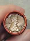 Stunning Au&Bu 1910 S&P Mint Pennies Ends Of Lincoln Wheat Cent Roll