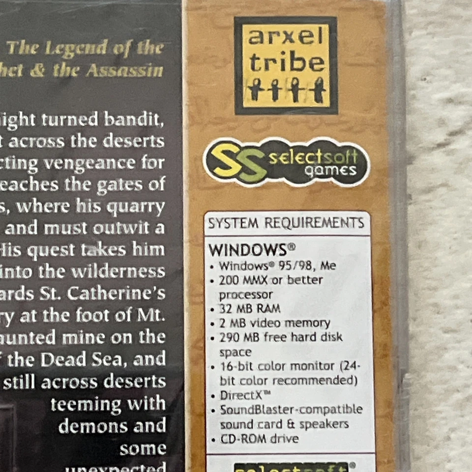The secrets of Alamut Video Game PC Windows CD ROM 95/98 Me “RARE” NEW Sealed - Image 4 of 4