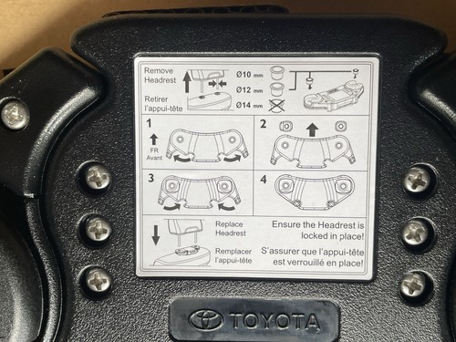 TOYOTA Lexus OEM Universal Seat Headrest TABLET HOLDER iPad PT949-47160-02 - Bild 7 von 13