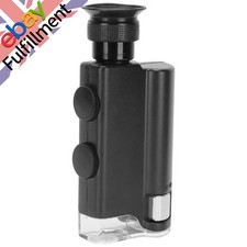 200-240X Magnifying Loupe Jewelry Jewelers Pocket Magnifier Loop Led Light