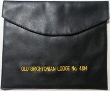 Lodge Warrant Protective Wallet/Folder ? Embroidered ? LR483