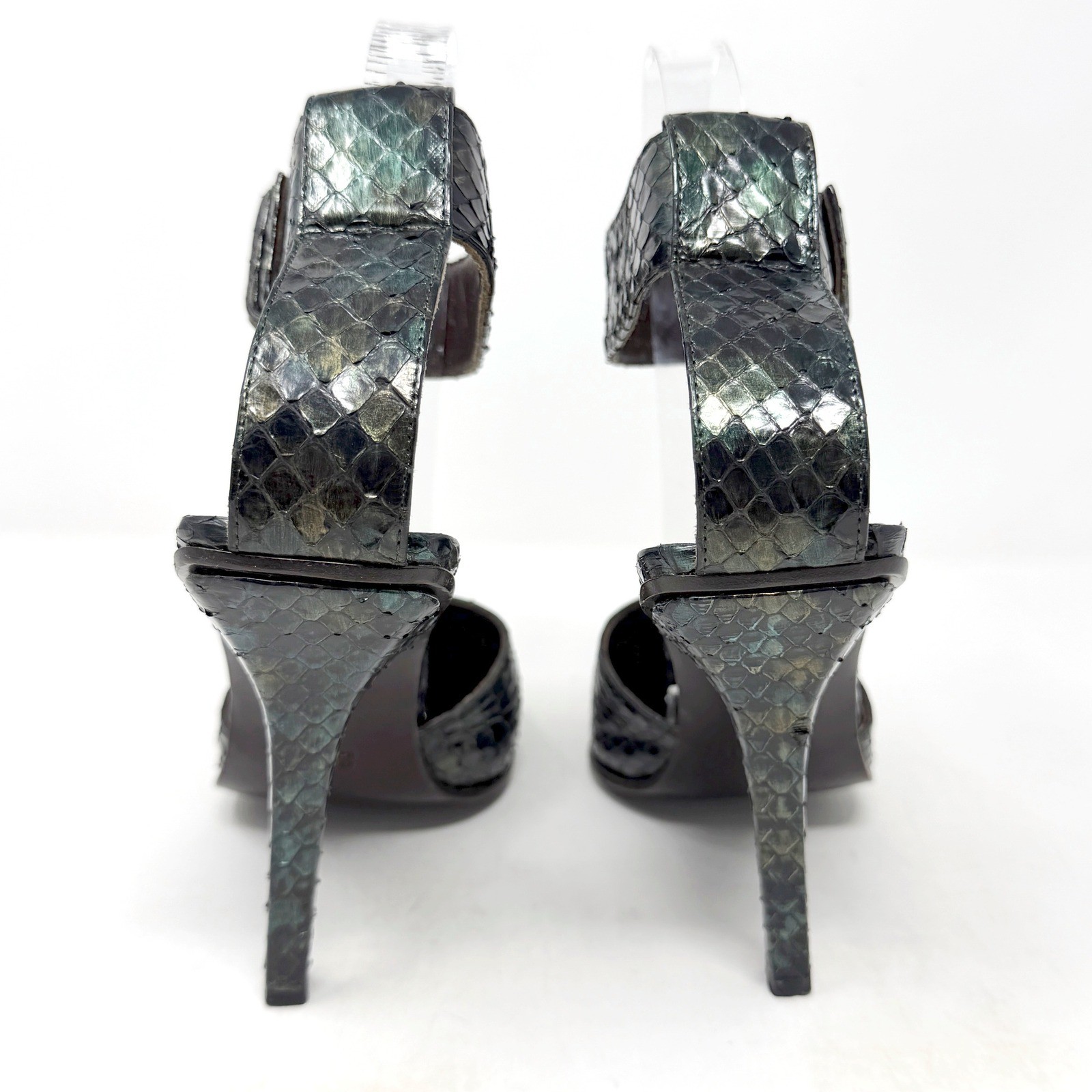 Gucci Tom Ford Era 1997 Python Ankle Strap Heels … - image 4