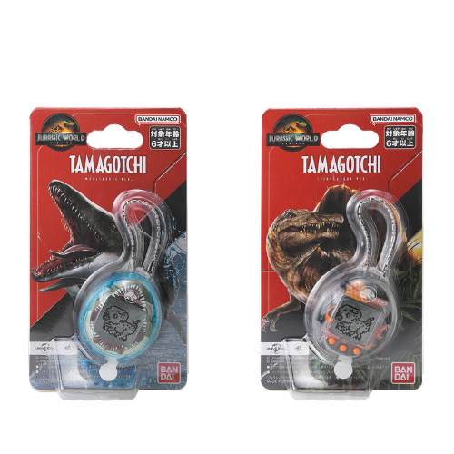 Tamagotchi Jurassic World: Rebirth Mosasaurus & Spinosaurus Ver. Set of 2