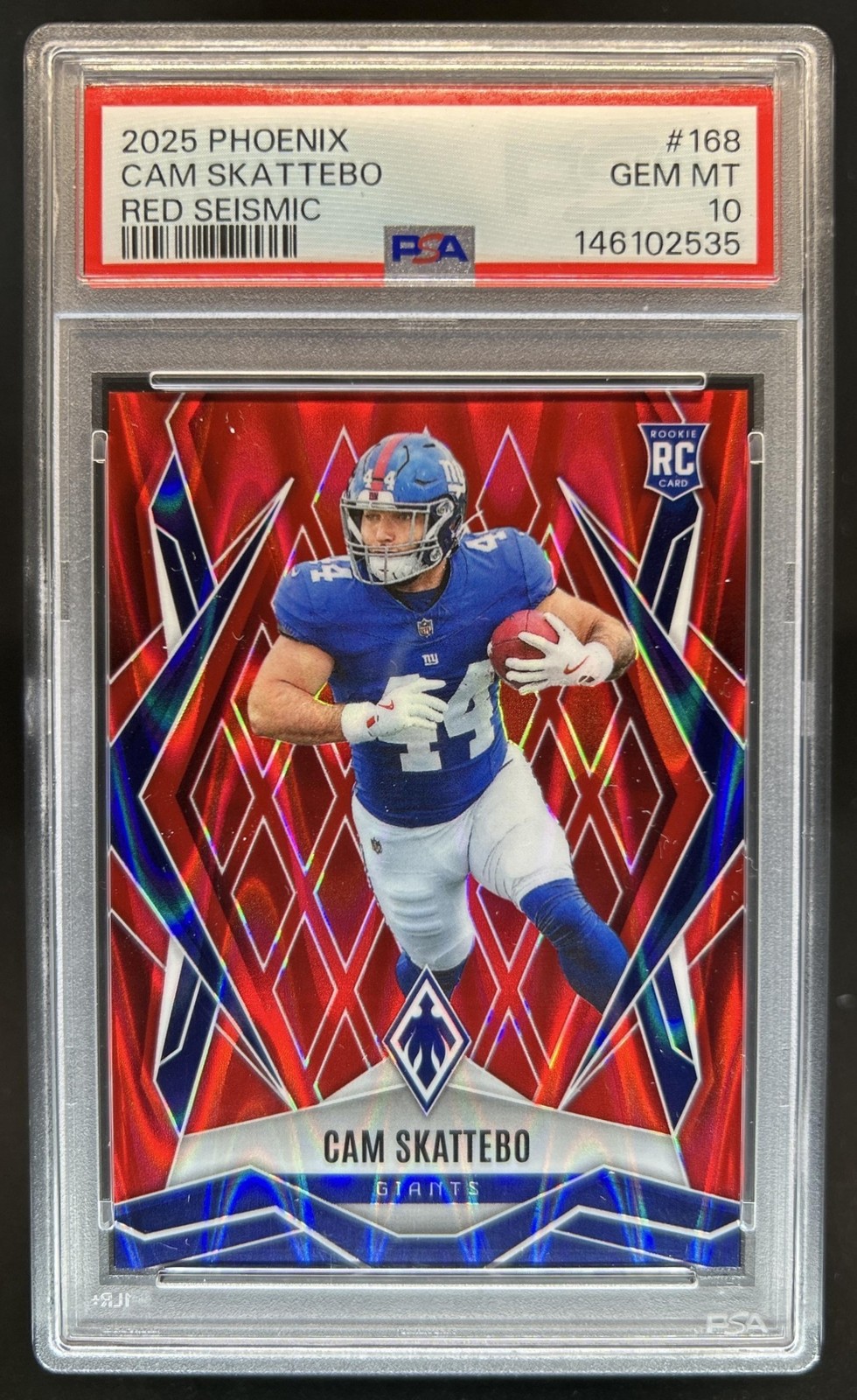 Cam Skattebo Panini Phoenix #168 Red Seismic