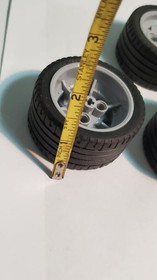 Lot of 4 Lego Tires Wheel Creator 4993 set