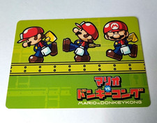 Rare Nintendo Mario vs Donkey Kong e-Reader Card e Promo Japan Not For Sale