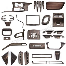 For Toyota Camry 2018-2023 Wood Grain Center Interior Accessories Cover Trim ABS