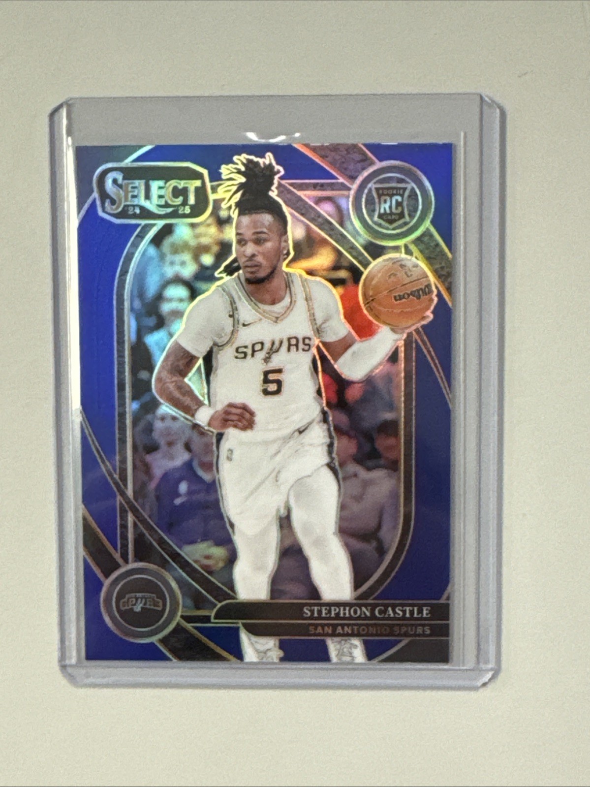 2024-25 Select Stephon Castle Courtside Blue Prizm