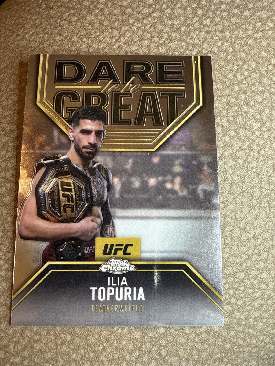 Ilia Topuria 2025 Topps Chrome UFC #DBG-6 Dare to be Great Ilia Topuria 2025 Topps Chrome UFC #DBG-6 Dare to be Great