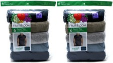 12 Fruit Of The Loom Pocket T-Shirts 2XL 50-52 Assorted Colors 2EG 127-132 CM