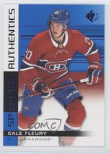 2019-20 SP Retail SP Rookie Authentics Blue Cale Fleury #108 05hs