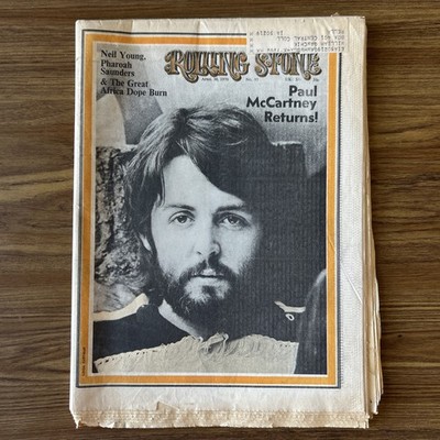 April 30, 1970 Rolling Stone Newspaper Magazine #57 Paul McCartney