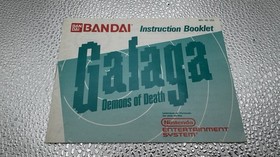 Galaga Demons Of Death Nintendo NES W/Manual Retro NTSC 1988 #0439