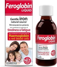 Feroglobin Gentle Iron and Nutrient Liquid, Reduce Tiredness & Fatigue Maintain
