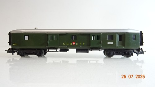 Märklin H0 4017 Gepäckwagen der SBB Blech PR9272 o. | Zustand: Gebraucht