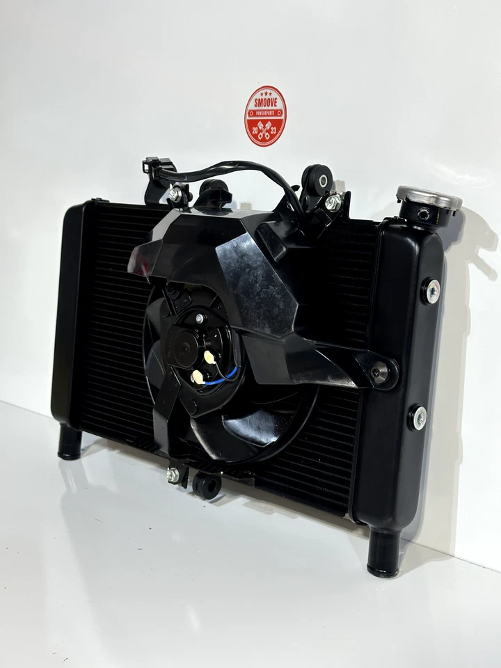 2022-2025 YAMAHA XSR900 XSR 900 OEM RADIATOR ENGINE MOTOR COOLANT COOLER W/ FAN - Image 3 of 4