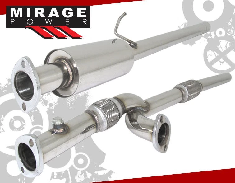 For 1991-1999 Mitsubishi 3000GT GTO Steel 3" Catback Quad Muffler Tip GODSNOW Foto 3 de 4