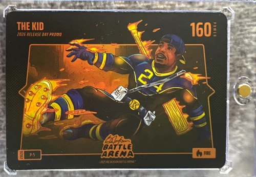 Bo Jackson Battle Arena Ken Griffey Jr Card Fire Battlefoil Rare SSP