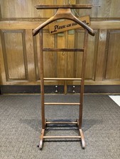 Butler Valet Mid Century Italy Vintage 1960's Gentlemen Dressing Suit Stand