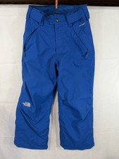 The North Face Hyvent Ski Snow Pants Boys M 10-12 Blue Insulated Snowboarding