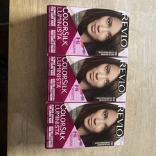 Revlon Colorsilk Luminista 3 Pack Ammonia Free Hair Color 114 Dark Golden Brown
