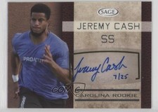 2016 SAGE Auto Silver Level 7/25 Jeremy Cash #SA7 Auto 0af