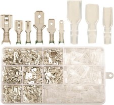 540 Pcs 2.8mm 4.8mm 6.3mm Male Female Spade Connectors Kit