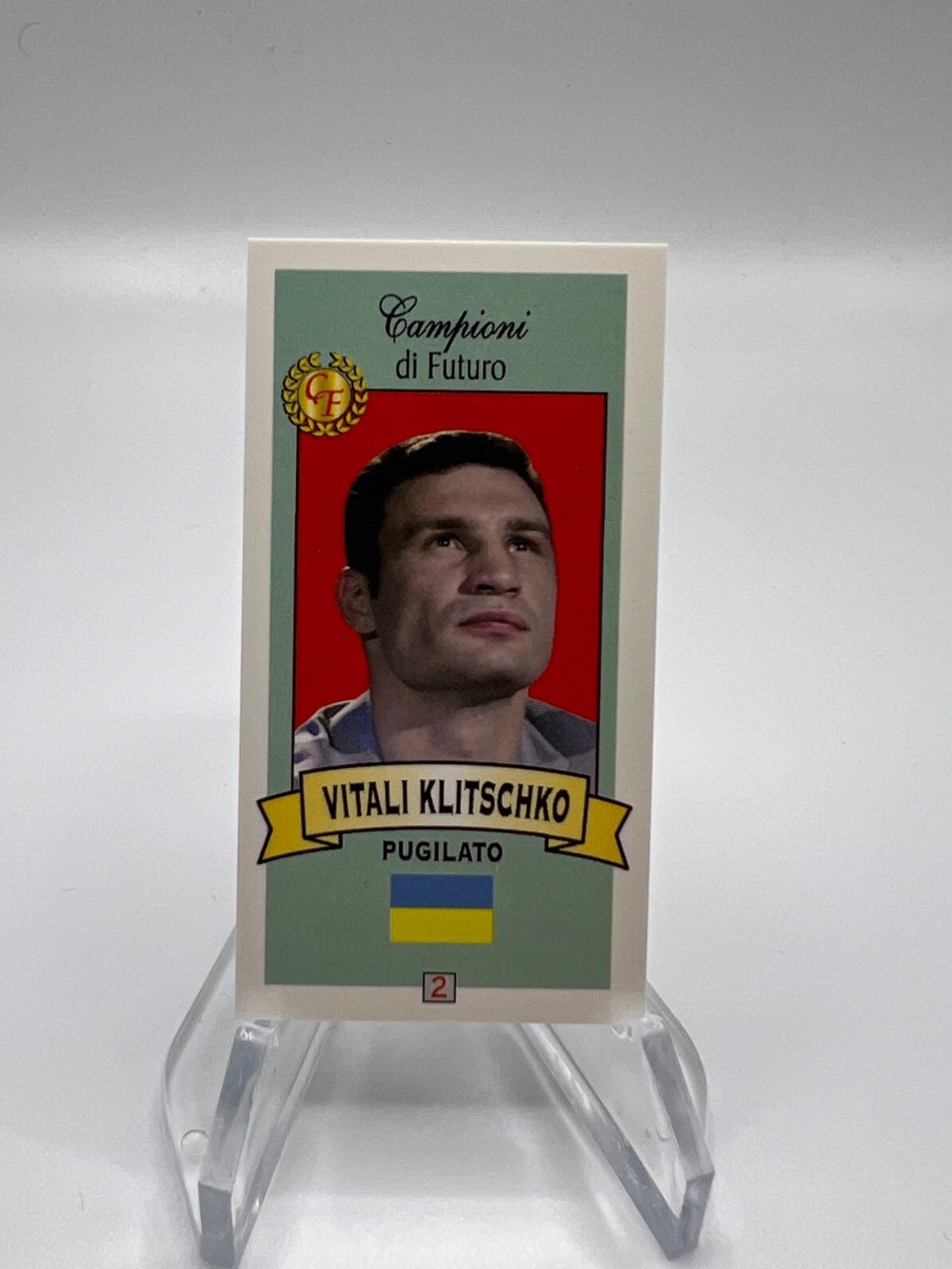 2003-04 Campioni Di Futuro Vitali Klitschko Pugilato #2 Ukraine Boxing NM!