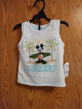 Mickey Mouse Disney Baby Boys 2-Piece Tank Top  Shorts Set 12m Fast Ship 